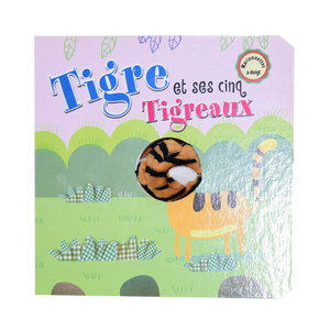 Tigre Et Ses Cinq Tigreaux - Marionnettes A Doigt