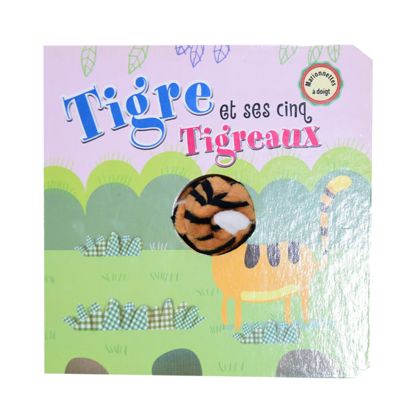 Tigre Et Ses Cinq Tigreaux - Marionnettes A Doigt