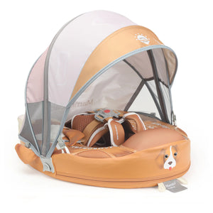 Mambobaby Non-Inflatable Chest Baby Float with Canopy - Dog