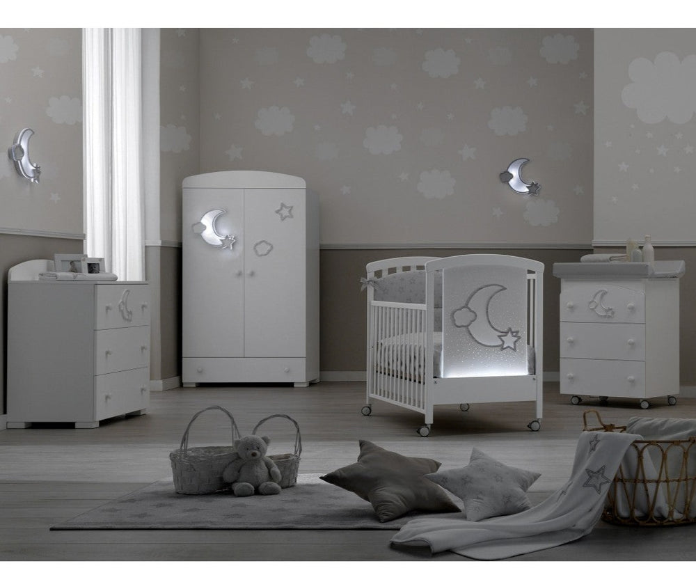 Erbesi Moon Wifi Crib White