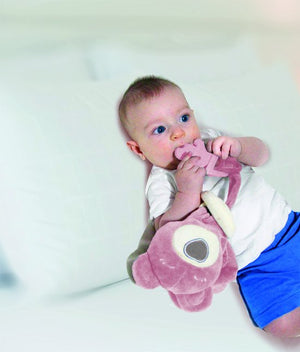 Babyjem My Sweet Bear Toy With Teether Rose