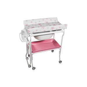 Plastimyr extendable bath pink stars