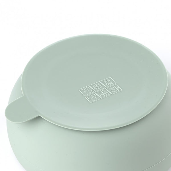Jane Silicone Bowl Set Mint Suction Baby Feeding