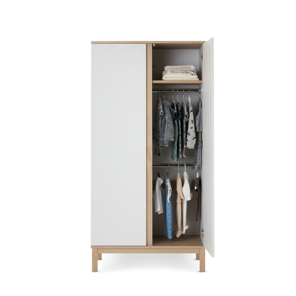 Astrid Double Wardrobe – Two-Tone Modern Design