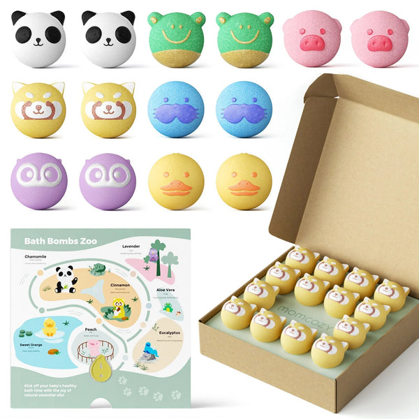 Momcozy Natural & Organic Essential Oil Bath Bombs 14Pcs Ab001
7Animal Shaoes
