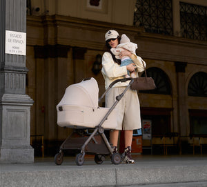 Anex Air-Q Foldable Newborn Carrycot Vanille – Cabin Size