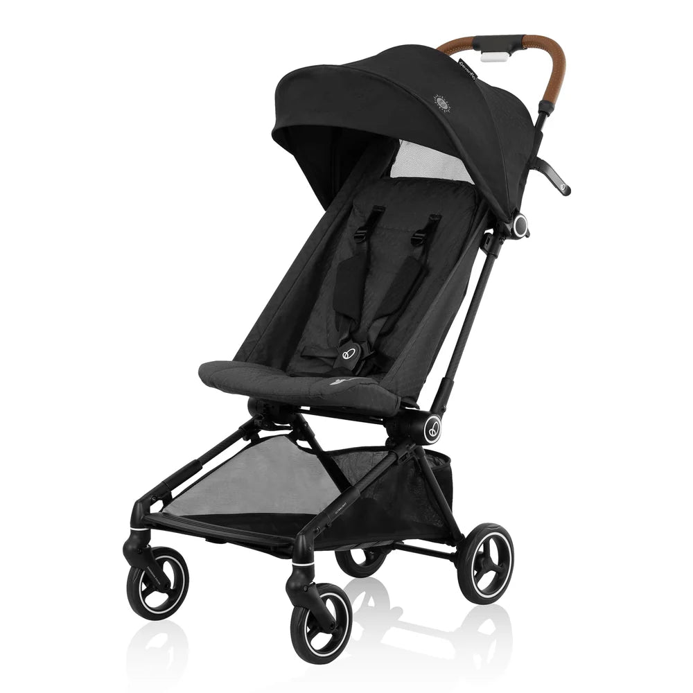 Evenflo Hummingbird™ Ultra-Lightweight Carbon Fiber Stroller Crest Grey