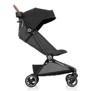 Evenflo Hummingbird™ Ultra-Lightweight Carbon Fiber Stroller Crest Grey