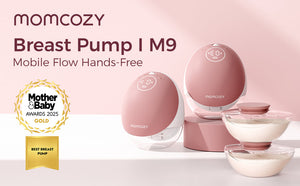 Momcozy M9  Double -Red Mobile Flow Breast Pump