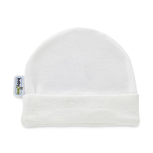 BABYJEM NEWBORN HAT WHITE