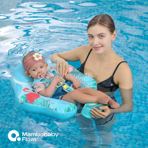 Mambobaby Non-Inflatable Chest Baby Float with Canopy - Flamingo