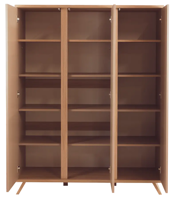 Faktum Sienna Cappuccino Baby Wardrobe | Modern Push-Open Children’s Storage Cabinet