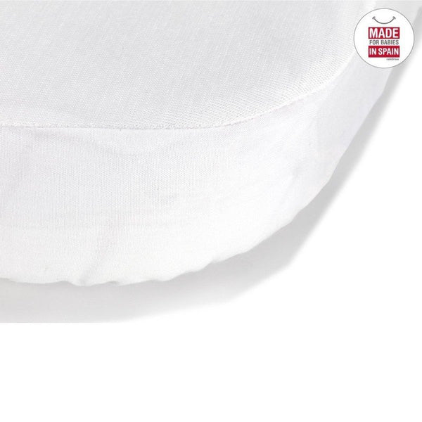 Cambrass Tencel Fitted Waterproof Crib Sheet White