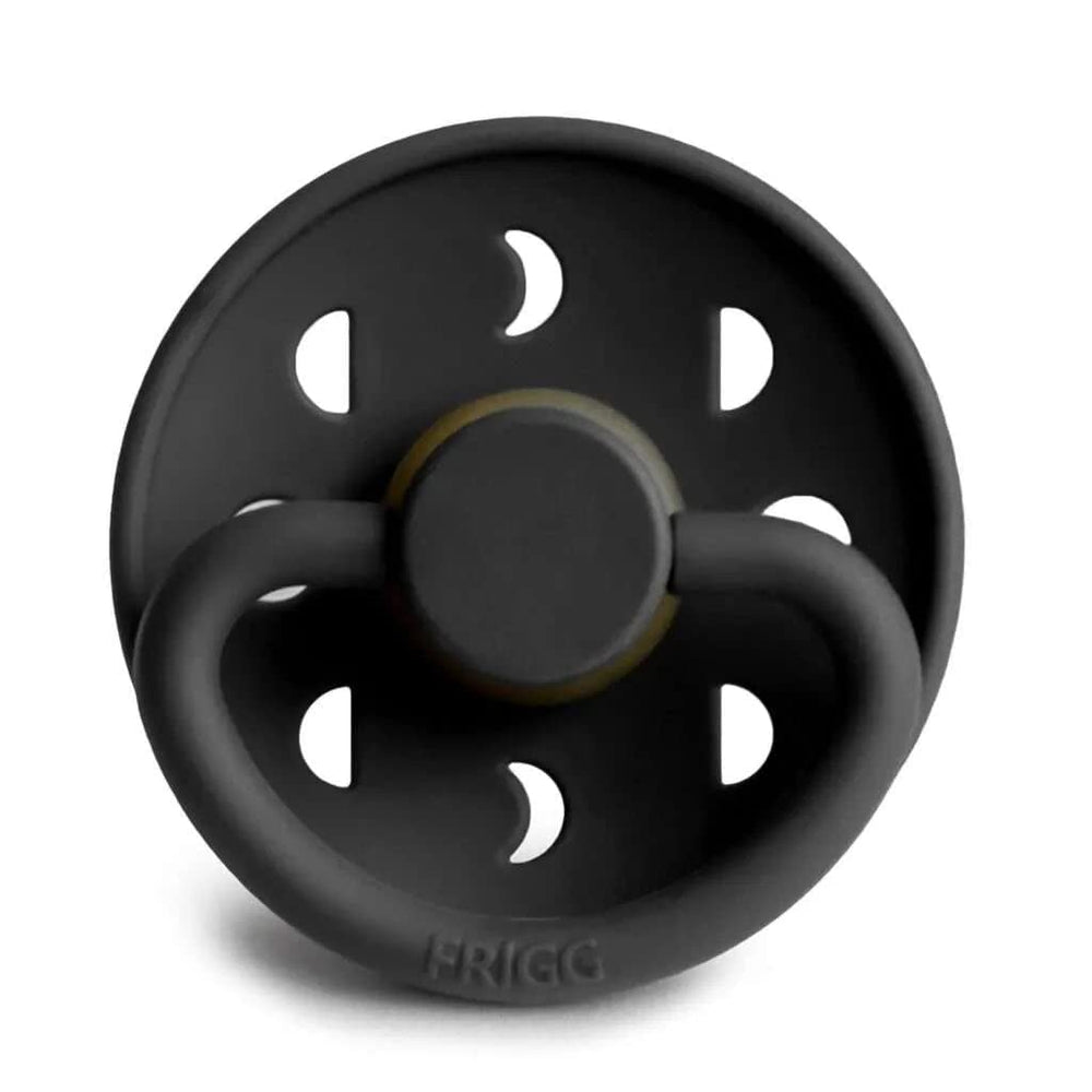 FRIGG Moon Phase Latex  Pacifier 0-6M 1-Pack Jet Black