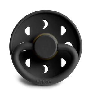 FRIGG Moon Phase Latex  Pacifier 0-6M 1-Pack Jet Black