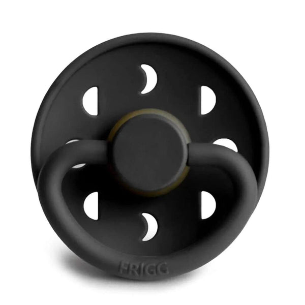 FRIGG Moon Phase Latex  Pacifier 0-6M 1-Pack Jet Black