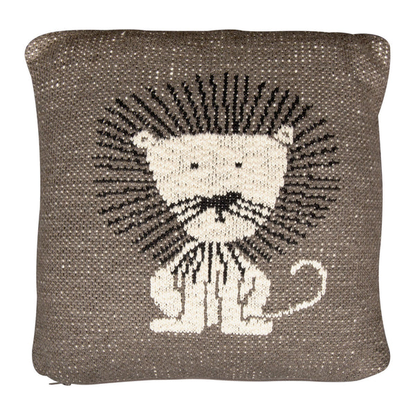 QUAX KNITTED CUSHION 30*30 CM LION
