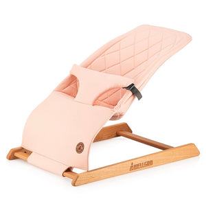 WELLGRO Mocha Wooden Bouncer