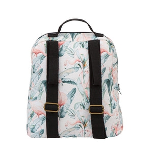 Bimbidreams Backpack Flamingo White Diaper Bag