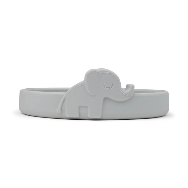 Done By Deer Peekaboo Plate Elphee Silicone Grey