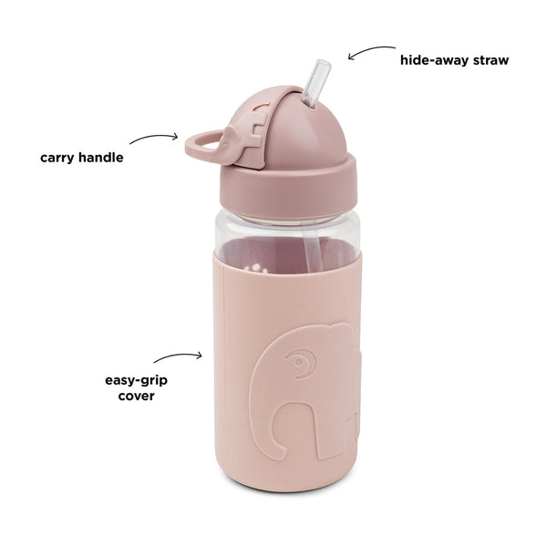 Easy-Grip Straw Bottle Elphee Powder Sippy Cup