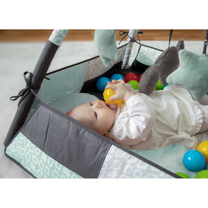 Babyjem Play Mat With Balls Green Soft Activity Gym