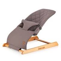 Wellgro Mocha Wooden Bouncer Ergonomic Baby Cradle