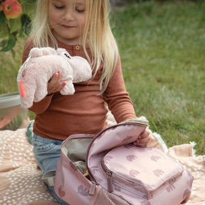 Done By Deer Ozzo Kids Backpack Powder Pink Lunch Bag