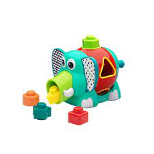 Infantino Jumbo Shape Sorter Elephant Toy For Toddlers