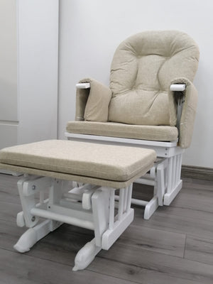 Miila Canvas Nursing Chair - Beige