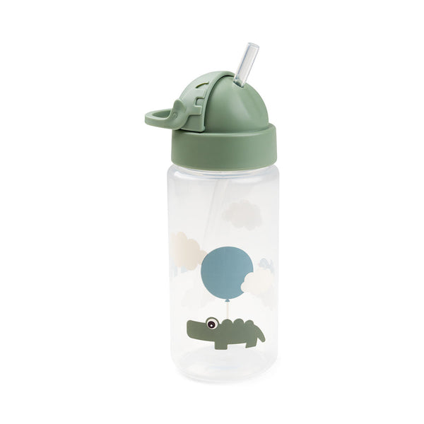 Done by Deer Straw bottle Happy clouds Green