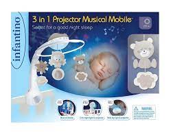 Infantino 3 In 1 Music & Lights Discovery Booster Mobile