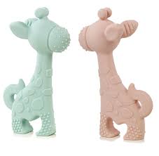 JANE SILICONE GIRAFFE TEETHER