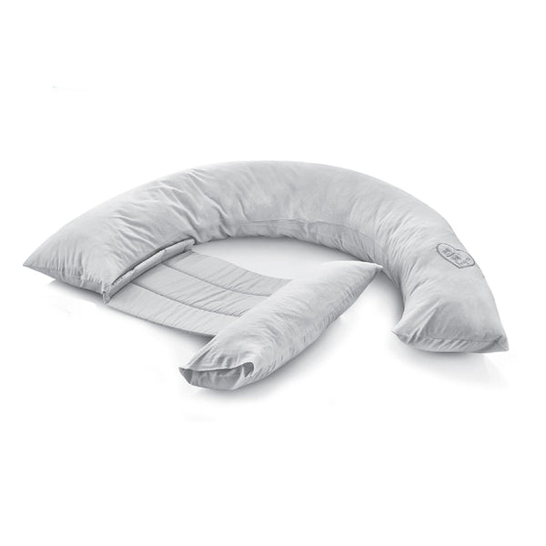 Babyjem Pregnancy Back Support & Feeding Pillow Grey
