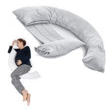 Babyjem Pregnancy Back Support & Feeding Pillow Grey