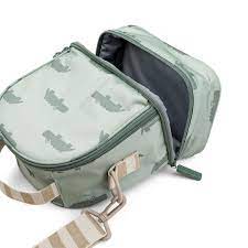 Done By Deer Kids Insulated Lunch Bag Croco Green, 3L