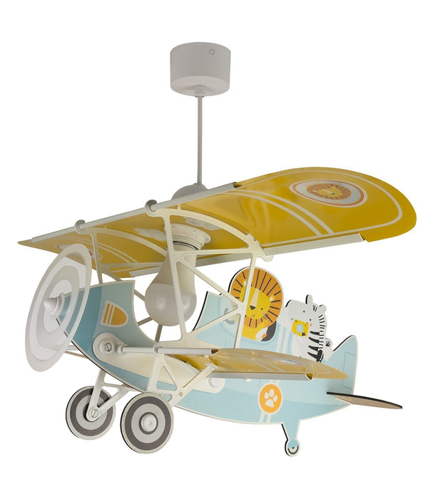 Dalber Children's Hanging Lamp Airplane Little Lion Nursery Light