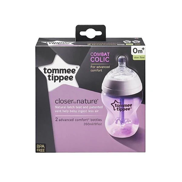 Tommee Tippee Advanced Combat Bottle 260ml 2 Pack