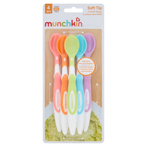 Munchkin Set Soft Tip Infant Spoons 6 Pack