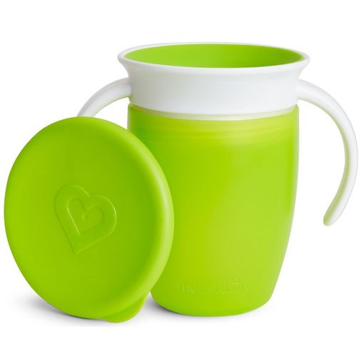Munchkin 7oz Miracle 360° Trainer Plastic Cup with Lid