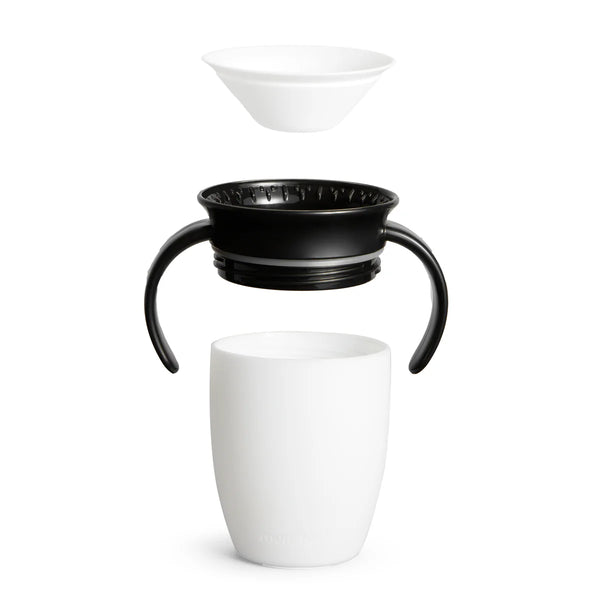 Munchkin Miracle 360° Trainer Cup 207ml – White & Black