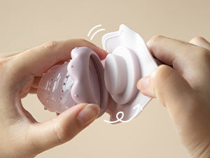 Moonkie Silicone Baby Fruit Feeder with Freezer Tray – (2-Pack, 4M+)