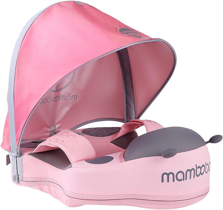 Mambobaby Baby Waist Float with Canopy  - Ladybird