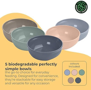 Vital Baby Perfectly Simple Toddler Bowl | BPA-Free Stackable Feeding Bowl