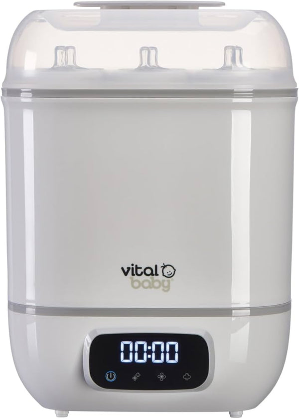 Vital Baby Pro Steam Steriliser & Dryer, 3 Modes, Tall Design