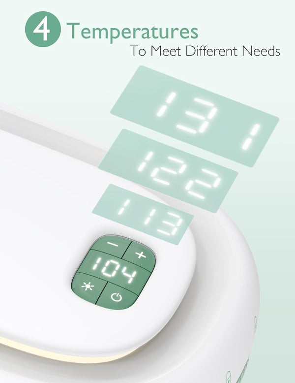 Momcozy Smart Baby Wipe Warmer – Top-Heating Dispenser with Built-in Night Light