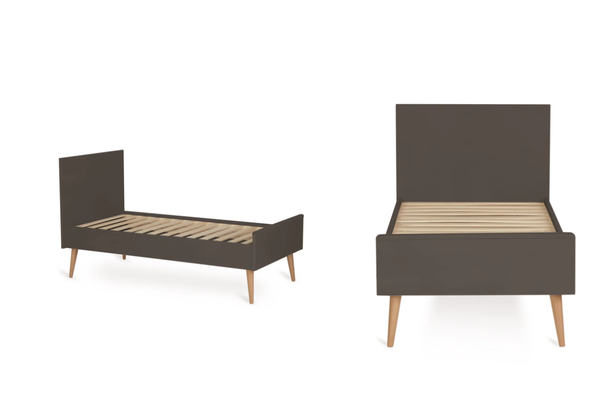 Quax Cocoon Convertible Bed 140x70cm Moss Crib