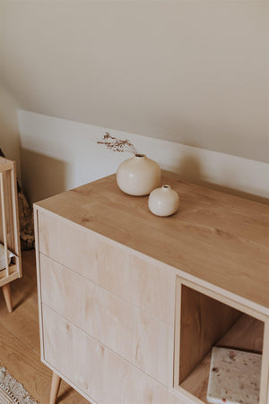Quax Cocoon natural chest of drawers