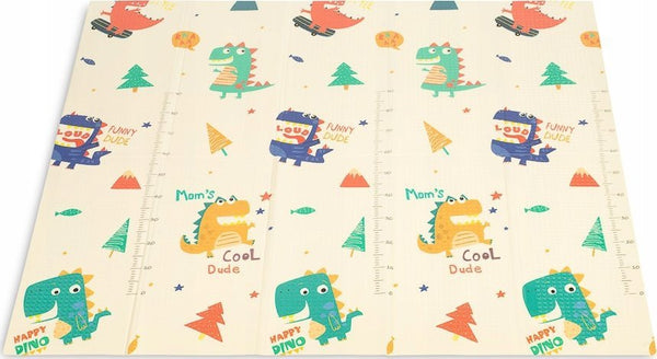 Miila Double Sided Foam Playmat Dinosaurs Cars 180x200cm