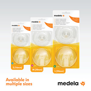 Medela Contact Nipple Shields Medium 20mm With Storage